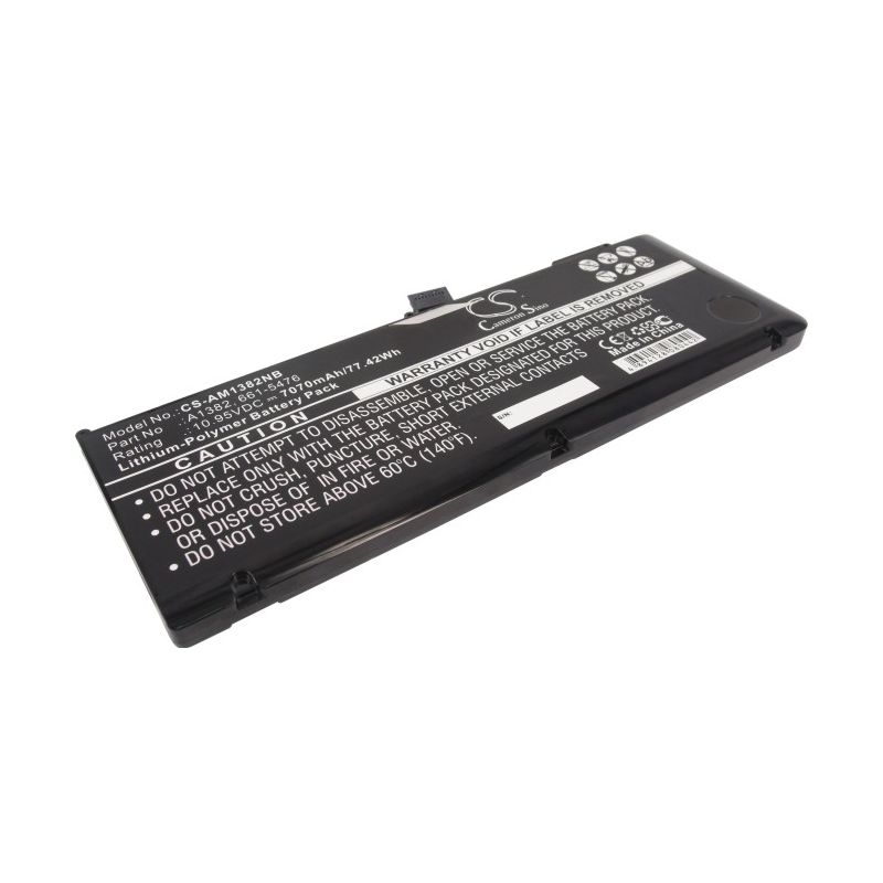 Li-polymer Battery Fits Apple, Macbook Pro 15" Inch I7, Macbook Pro 15.4" 2.0ghz Core I7, Macbook Pro 15.4" 2.2ghz Core I7 10.95 Notebook & Laptop Cameron Sino Technology Limited