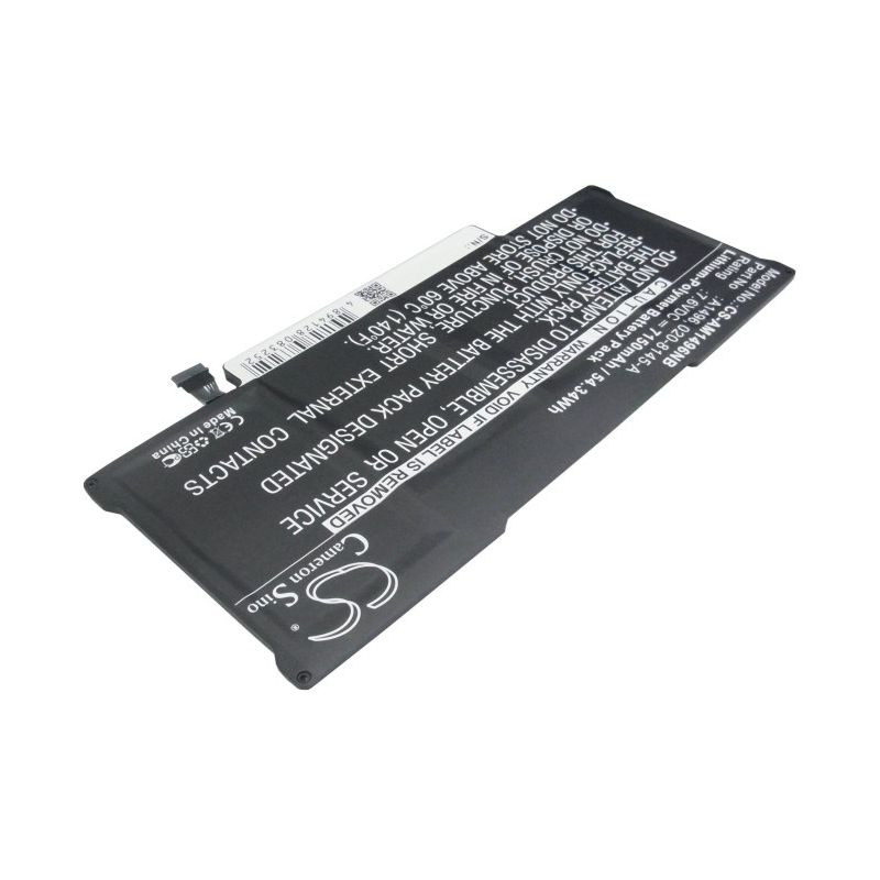 Li-polymer Battery Fits Apple, Macbook Air 13" A1466 2013, Macbook Air Core I5 1.3 13" Mid-2013 7.6v, 7150mah Notebook & Laptop Cameron Sino Technology Limited