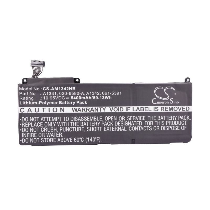 Li-polymer Battery Fits Apple, Macbook 13", Macbook Air Mc233ll/a 13.3", Macbook Air Mc234ll/a 13.3" 10.95v, 5400mah Notebook & Laptop Cameron Sino Technology Limited