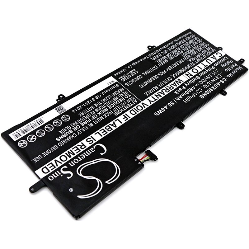 Li-polymer Battery Fits Asus, Q324ua, Ux360ua, Ux360ua-1a 11.55v, 4800mah Notebook & Laptop Cameron Sino Technology Limited