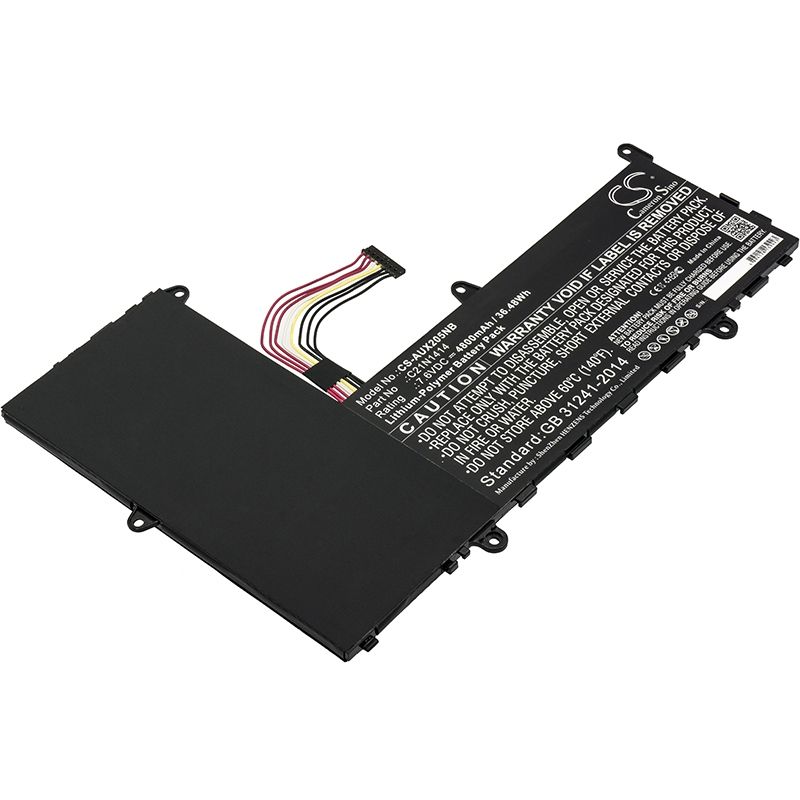 Li-polymer Battery Fits Asus, Ckse321d1, Eeebook X205, Eeebook X205ta 7.6v, 4800mah Notebook & Laptop Cameron Sino Technology Limited