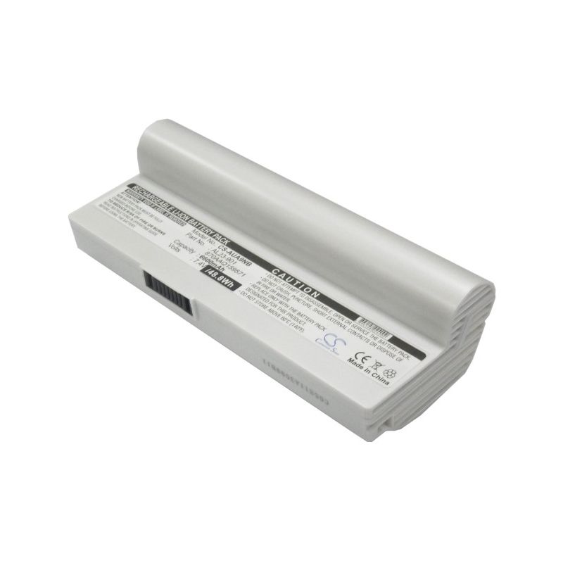 White 7.4V 6600mAh Asus, Eee Pc 1000, Eee Pc 1000h, Eee Pc 1000ha Replacement Battery Notebook & Laptop Cameron Sino Technology Limited