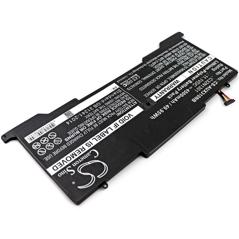 Li-polymer Battery Fits Asus, Ux31la-0132a4500u, Ux31la-0161a4200u, Ux31la-c4018h 11.1v, 4500mah Notebook & Laptop Cameron Sino Technology Limited
