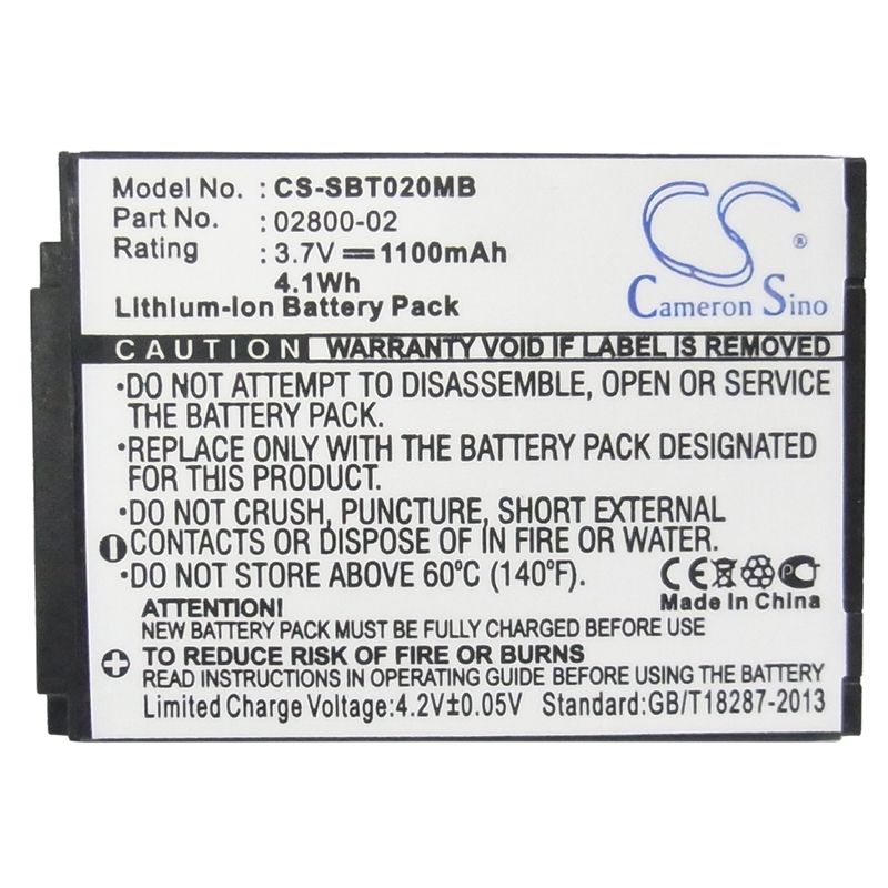 Li-ion Battery Fits Summer, Baby Touch 02000, Baby Touch 02004, Best View 28030 3.7v, 1100mah BabyPhone Cameron Sino Technology Limited