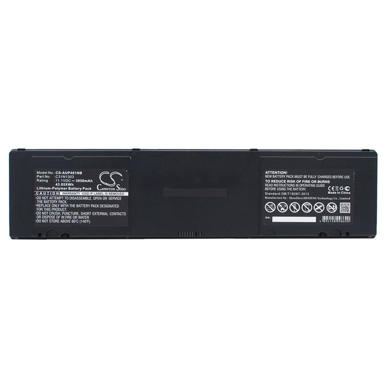 Li-Polymer Battery fits Asus, Asuspro Essential Pu401la, Asuspro Pu401, Asuspro Pu401la 11.1V, 3950mAh Notebook & Laptop Cameron Sino Technology Limited