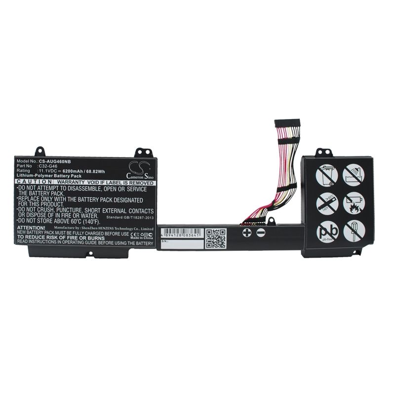 Li-polymer Battery Fits Asus, G46, G46ei363vm, G46v 11.1v, 6200mah Computer Cameron Sino Technology Limited