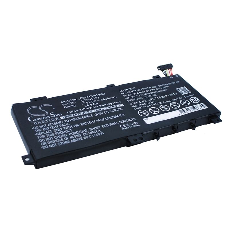 Li-Polymer Battery fits Asus, Transformer Flip Tp550la, Transformer Flip Tp550ld 7.6V, 5000mAh Notebook & Laptop Cameron Sino Technology Limited