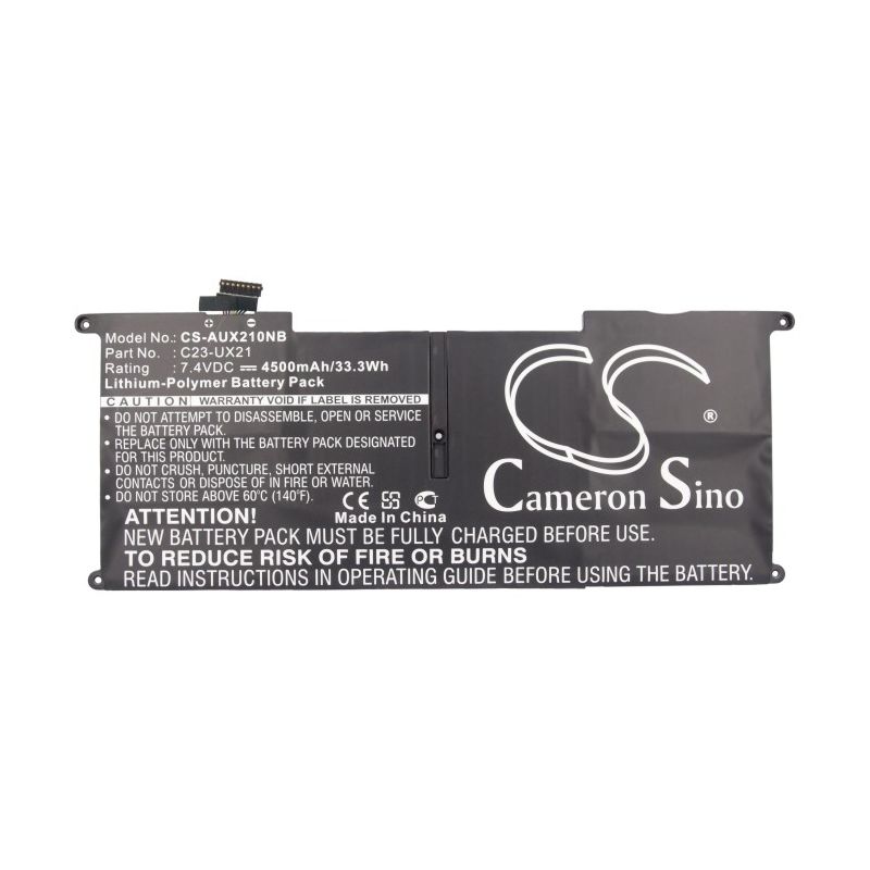 Li-Polymer Battery fits Asus, Ux21, Ux21a, Ux21e 7.4V, 4500mAh Notebook & Laptop Cameron Sino Technology Limited