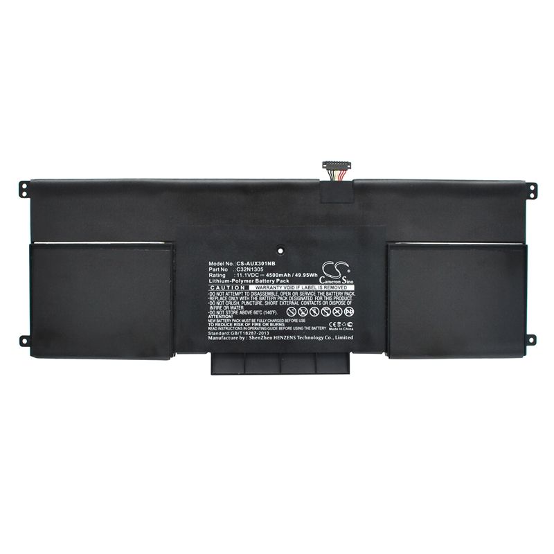 Li-Polymer Battery fits Asus, Ux301la-de002h, Ux301la-dh71t, Zenbook Infinity Ux301la 11.1V, 4500mAh Notebook & Laptop Cameron Sino Technology Limited