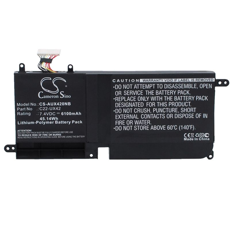Li-Polymer Battery fits Asus, Ux42e3317vs-sl, Ux42e3517vs, Ux42e3537vs-sl 7.4V, 6100mAh Computer Cameron Sino Technology Limited (Suspended)