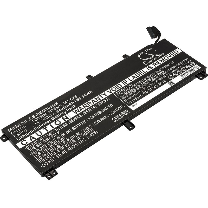 Li-polymer Battery Fits Dell, Precision M3800, Xps 15 9530 11.1v, 5400mah Notebook & Laptop Cameron Sino Technology Limited