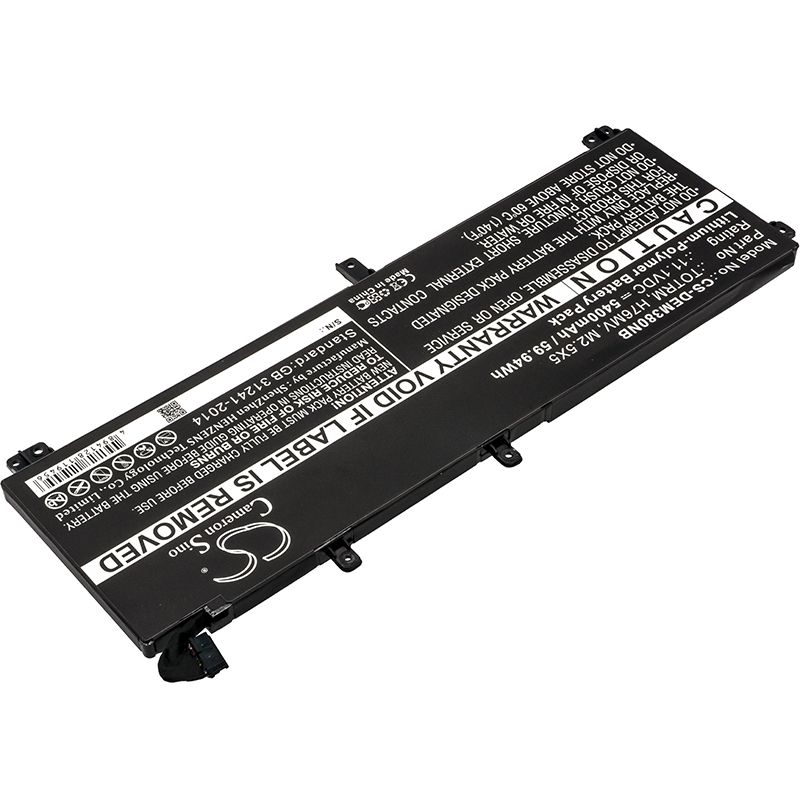 Li-polymer Battery Fits Dell, Precision M3800, Xps 15 9530 11.1v, 5400mah Notebook & Laptop Cameron Sino Technology Limited