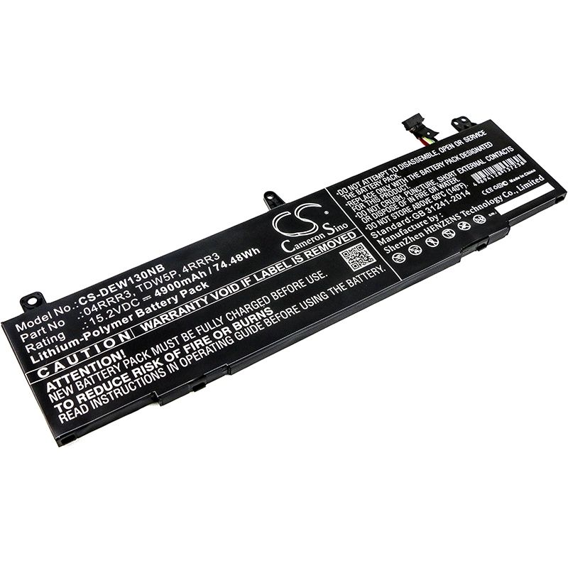 Li-polymer Battery Fits Dell, Alienware 13 R3, Alw13c 15.2v, 4900mah Notebook & Laptop Cameron Sino Technology Limited