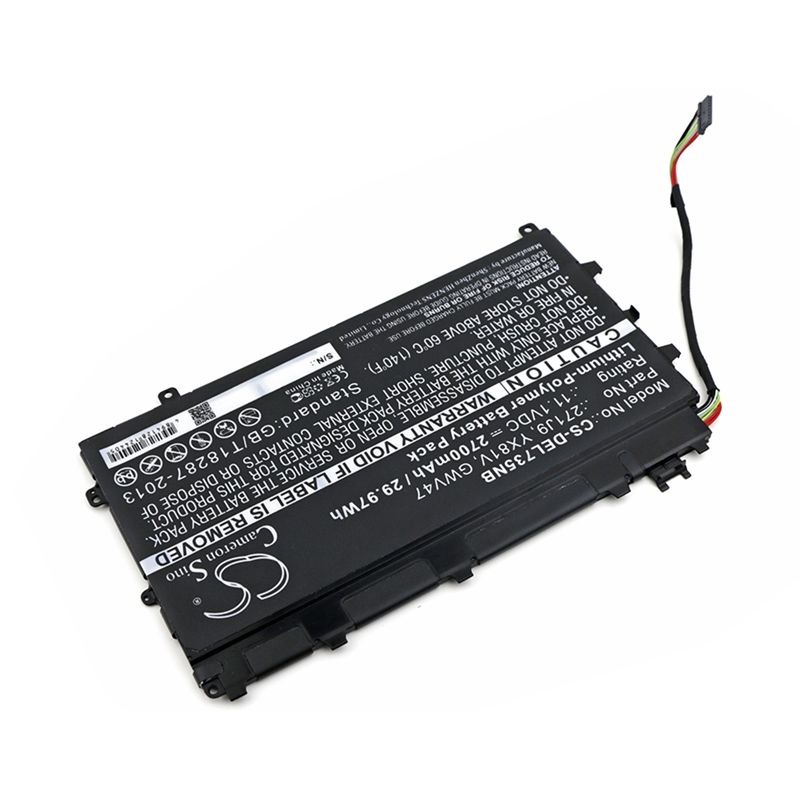 Li-polymer Battery Fits Dell, Latitude 13 7000, Latitude 7350 11.1v, 2700mah Notebook & Laptop Cameron Sino Technology Limited