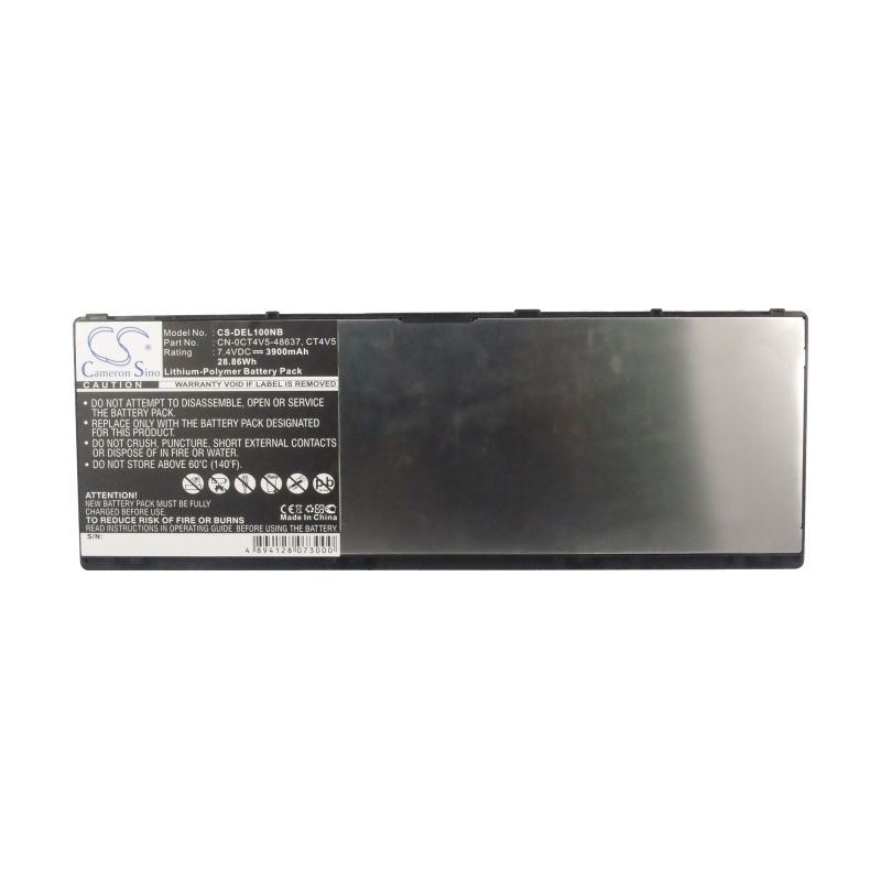 Li-Polymer Battery fits Dell, c5621, latitude 10, latitude 10 St2 7.4V, 3900mAh Notebook & Laptop Cameron Sino Technology Limited