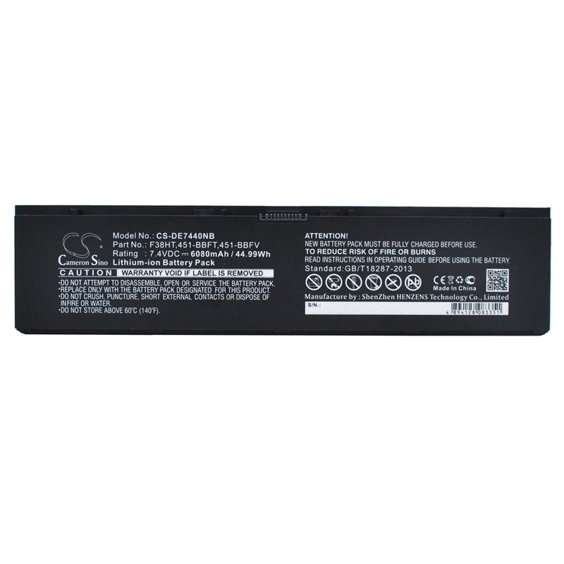 Li-polymer Battery Fits Dell, Latitude 14 7000, Latitude E7440, Latitude E7450 7.4v, 6080mah Notebook & Laptop Cameron Sino Technology Limited