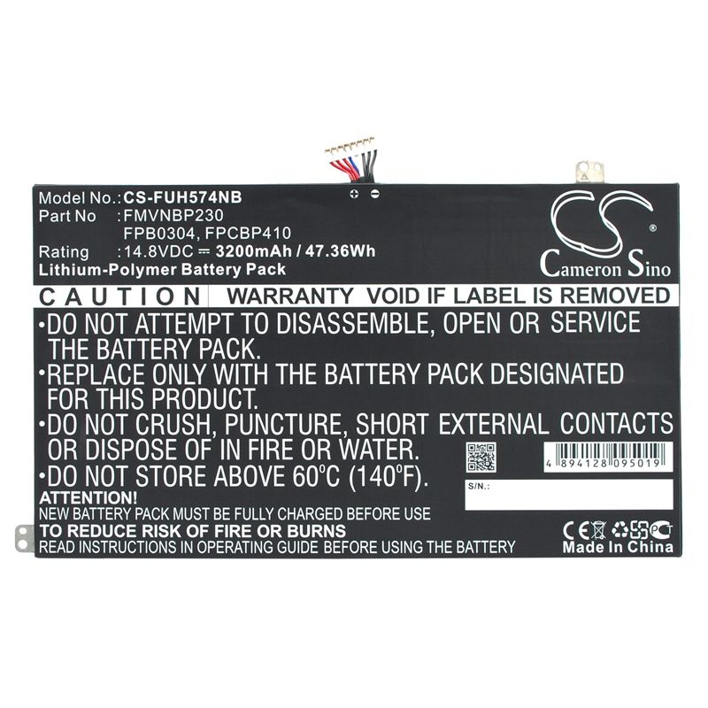 Li-polymer Battery Fits Fujitsu, Lifebook Uh574 14.8v, 3200mah Computer Cameron Sino Technology Limited