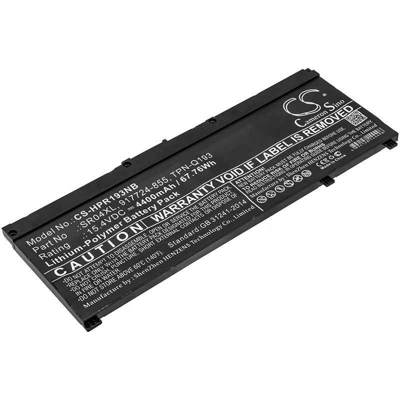 Li-Polymer Battery fits Hp, 2ef91pa, 2ef92pa, 2ef93pa 15.4V, 4400mAh Notebook & Laptop Cameron Sino Technology Limited