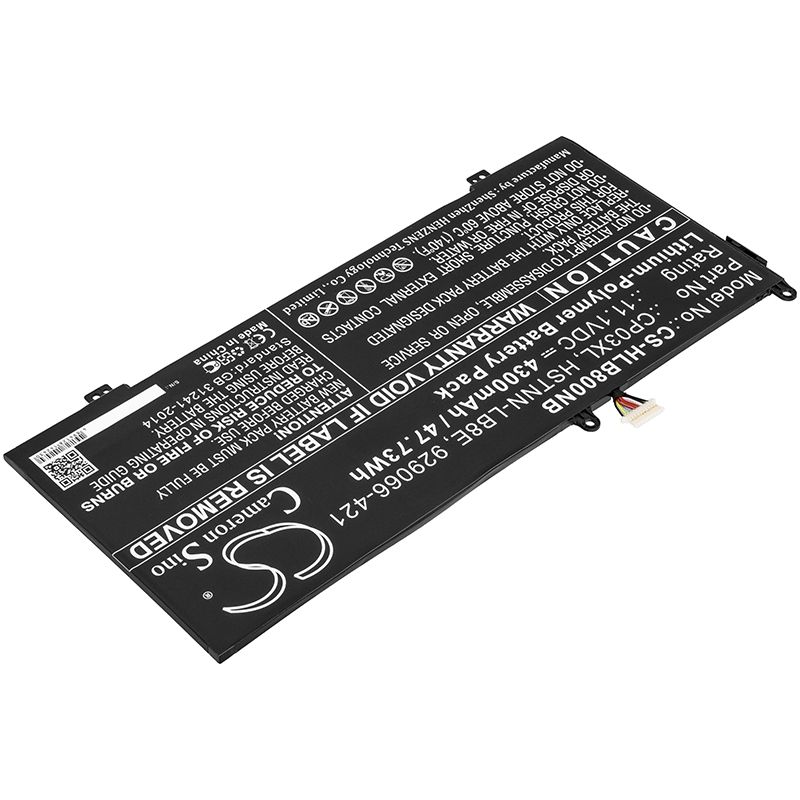 Li-polymer Battery Fits Hp, Spectre 13-ae006no X360, Spectre X360 13 Convertible, Spectre X360 13-ae000 11.1v, 4300mah Notebook & Laptop Cameron Sino Technology Limited