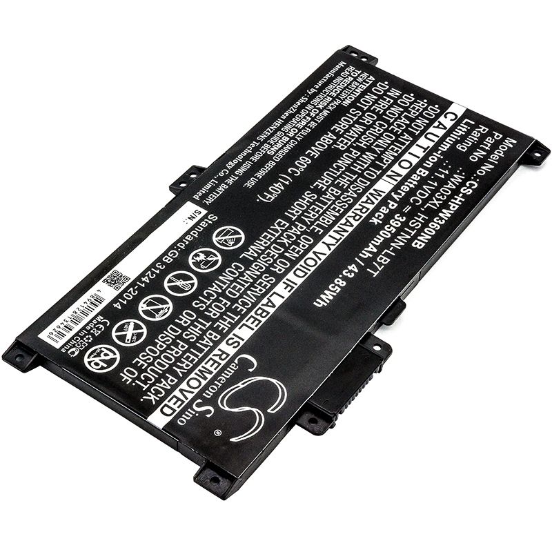 Li-ion Battery Fits Hp, Pavilion X360 - 15-br041nr, Pavilion X360 14-ba016na, Pavilion X360 15 Br010nr 11.1v, 3950mah Notebook & Laptop Cameron Sino Technology Limited