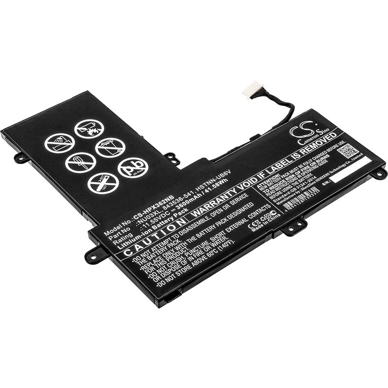 Li-ion Battery fits Hp, pavilion X360 11-ab009la, pavilion X360 11-u000, pavilion X360 11-u000ng 11.55V, 3600mAh Notebook & Laptop Cameron Sino Technology Limited