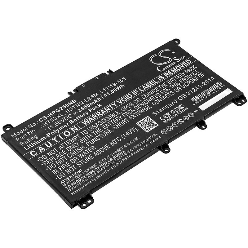 Li-polymer Battery Fits Hp, 15-cs, 17-by, 250 G7 11.55v, 3550mah Notebook & Laptop Cameron Sino Technology Limited