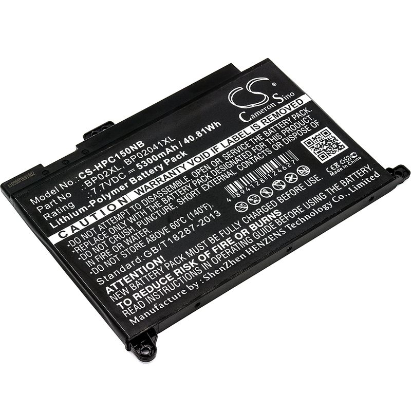 Li-polymer Battery Fits Hp, Pavilion 15-au010wm, Pavilion 15-au018wm, Pavilion Pc 15 7.7v, 5300mah Notebook & Laptop Cameron Sino Technology Limited