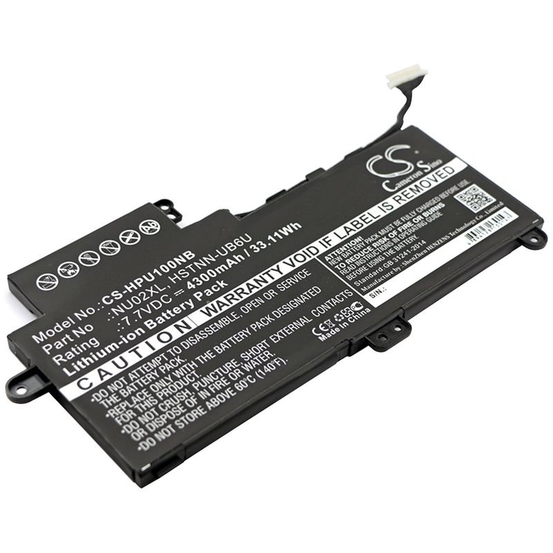 Li-ion Battery Fits Hp, Pavilion M1, Pavilion M1-u, Pavilion M1-u001dx 7.7v, 4300mah Notebook & Laptop Cameron Sino Technology Limited