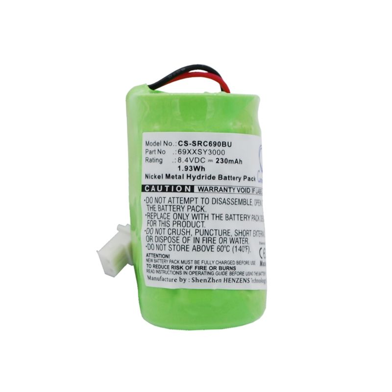 Ni-MH Battery fits Symbol, Vrc6900, Vrc6940, Vrc6946 8.4V, 230mAh CMOS / BackUp Cameron Sino Technology Limited