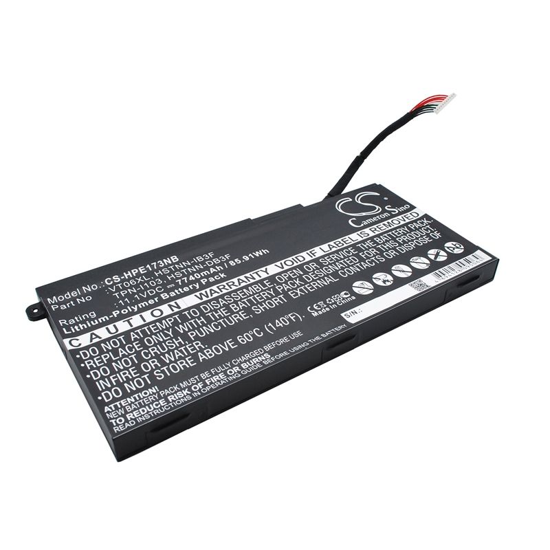 Li-Polymer Battery fits Hp, envy 17-3000, envy 17t-3000, envy 17t-3200 11.1V, 7740mAh Notebook & Laptop Cameron Sino Technology Limited