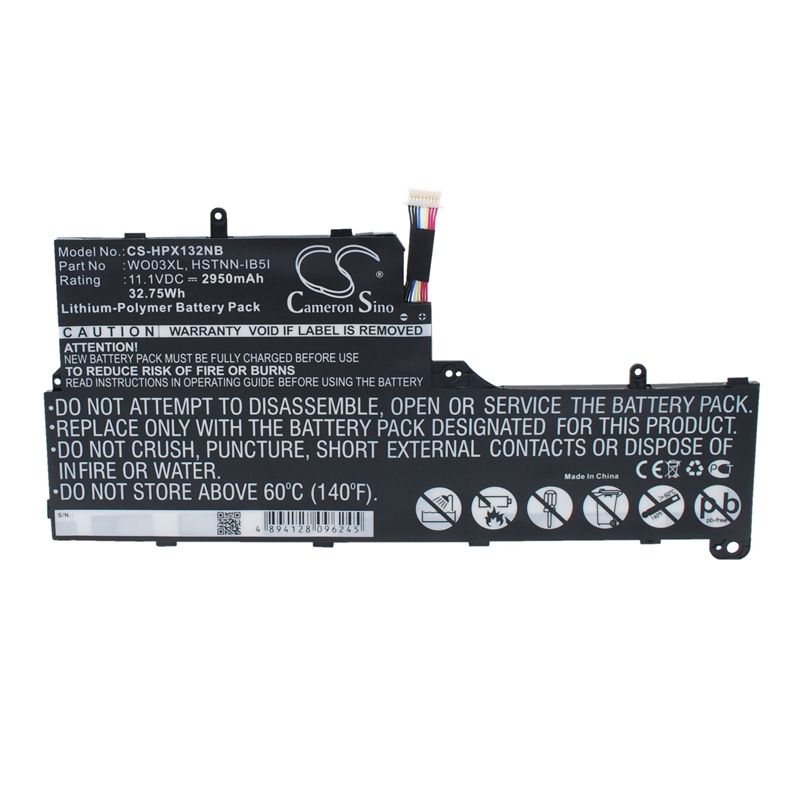 Li-polymer Battery Fits Hp, Split 13, Split 13 X 2, Split 13-m010dx 11.1v, 2950mah Notebook & Laptop Cameron Sino Technology Limited