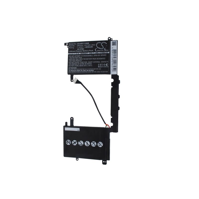 Li-Polymer Battery fits Hp, split X2 13-r010dx 13.3, tpn-c118, tpn-c119 7.4V, 4050mAh Notebook & Laptop Cameron Sino Technology Limited