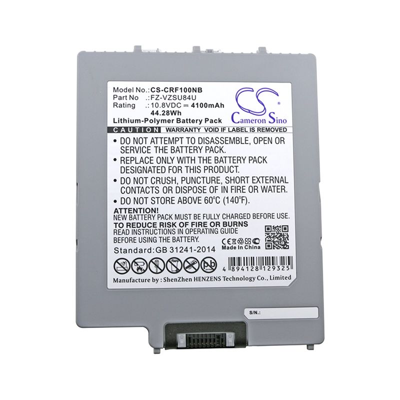 Li-Polymer Battery fits Leica, cs35 Controller, panasonic, fz-g1a 10.8V, 4100mAh Notebook & Laptop Cameron Sino Technology Limited
