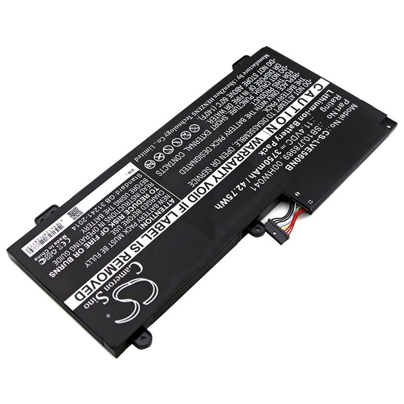 Li-ion Battery fits Lenovo, thinkpad E560p, thinkpad S5, thinkpad S5 20g4a000cd 11.4V, 3750mAh Computer Cameron Sino Technology Limited (Suspended)