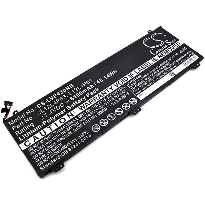 Li-Polymer Battery fits Lenovo, ideapad U330p, ideapad U330t, u330 Touch 7.4V, 6100mAh Notebook & Laptop Cameron Sino Technology Limited
