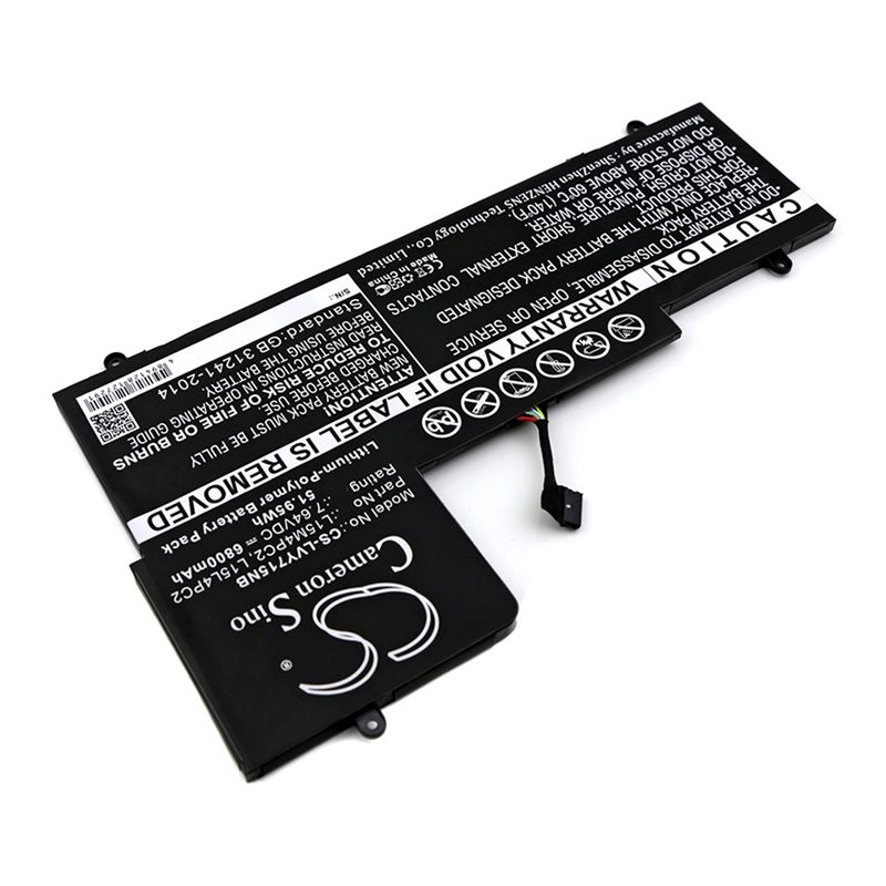 Li-Polymer Battery fits Lenovo, yoga 710 15", yoga 710-15isk, yoga 710-15isk 80u0yoga 7.64V, 6800mAh Notebook & Laptop Cameron Sino Technology Limited