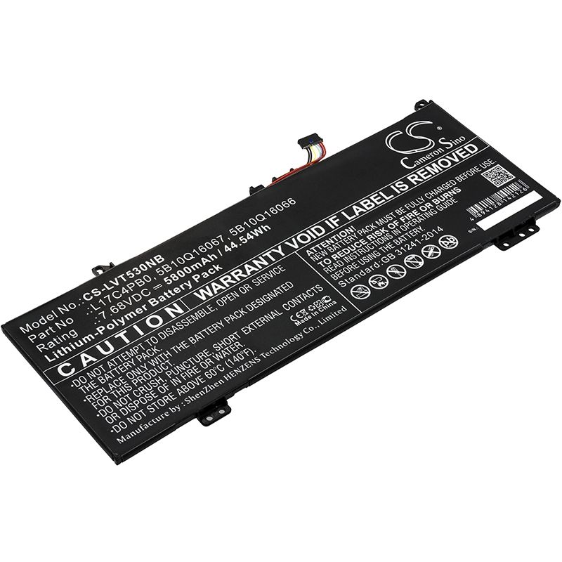 Li-polymer Battery Fits Lenovo, Air 14, Flex 6-14, Flex 6-14ikb 7.68v, 5800mah Notebook & Laptop Cameron Sino Technology Limited
