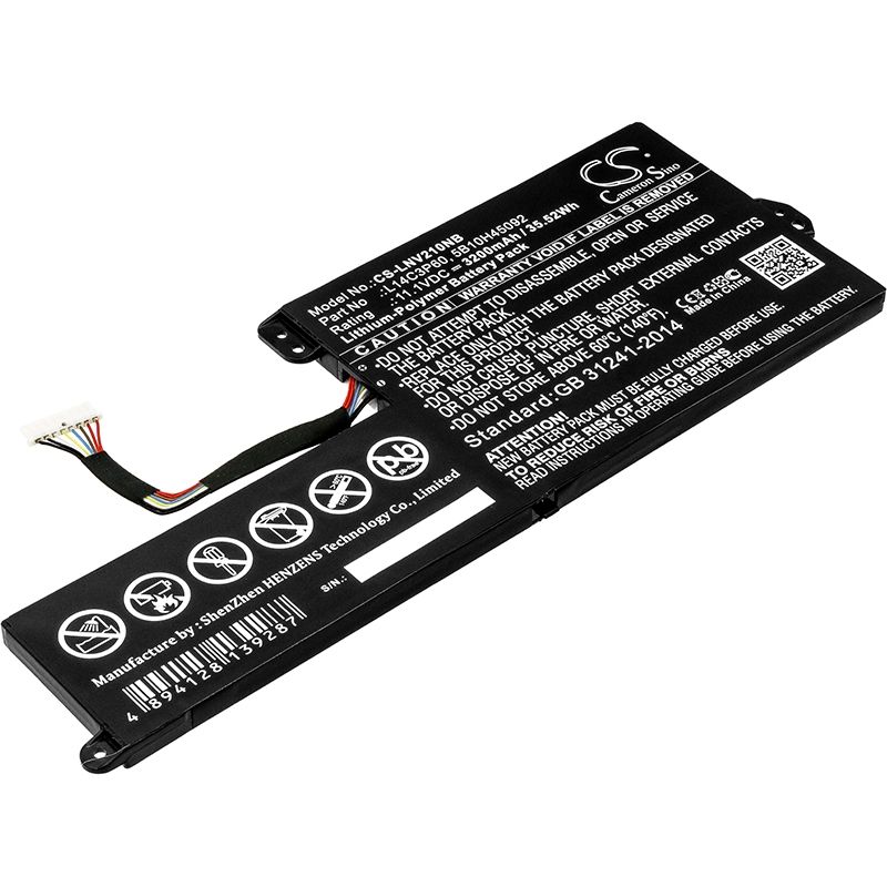 Li-Polymer Battery fits Lenovo, chromebook N21, chromebook N21-80mg 11.1V, 3200mAh Notebook & Laptop Cameron Sino Technology Limited