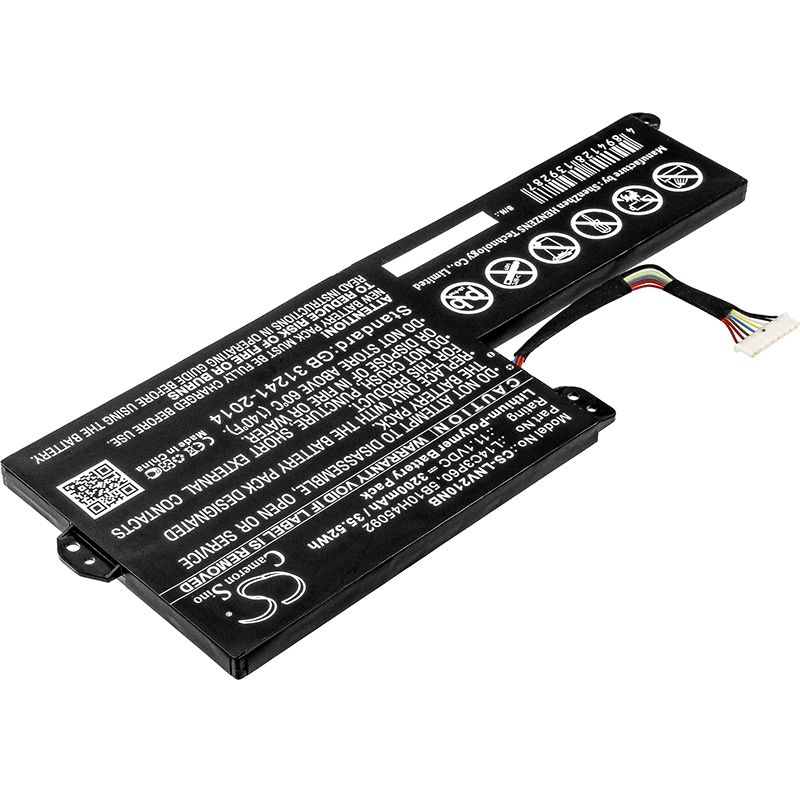Li-Polymer Battery fits Lenovo, chromebook N21, chromebook N21-80mg 11.1V, 3200mAh Notebook & Laptop Cameron Sino Technology Limited