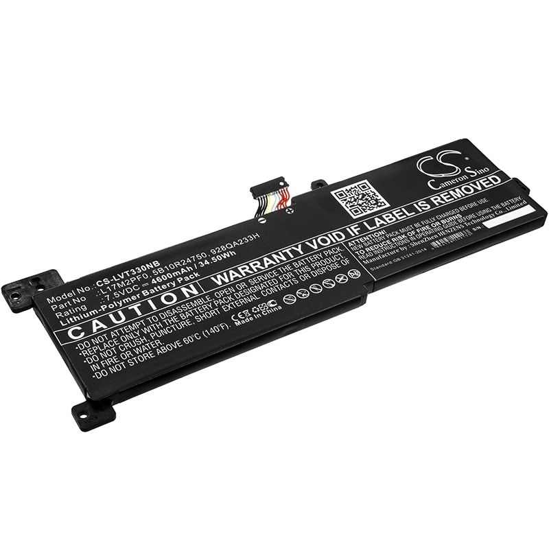 Li-polymer Battery Fits Lenovo, Ideapad 330, Ideapad 330-15arr, Ideapad 330g 7.5v, 4600mah Notebook & Laptop Cameron Sino Technology Limited