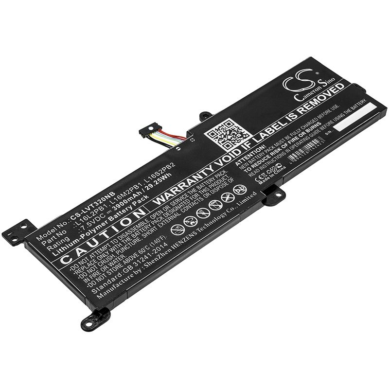 Li-polymer Battery Fits Lenovo, Ideapad 320, Ideapad 320-15iap, Ideapad 320-17ikb 7.5v, 3900mah Notebook & Laptop Cameron Sino Technology Limited