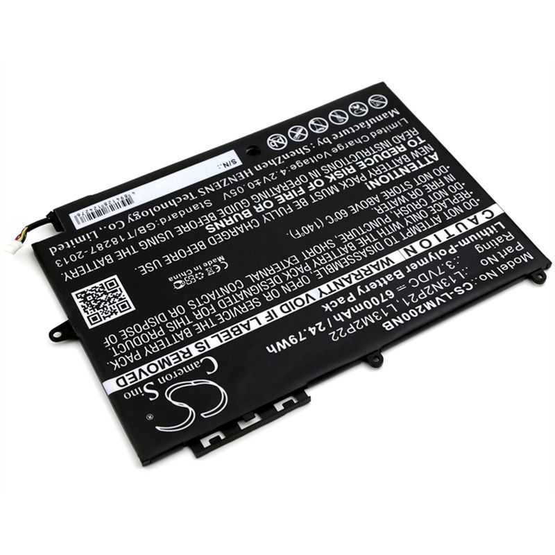 Li-Polymer Battery fits Lenovo, miix 2, miix 2 10, miix 3 10 3.7V, 6700mAh Computer Cameron Sino Technology Limited (Suspended)