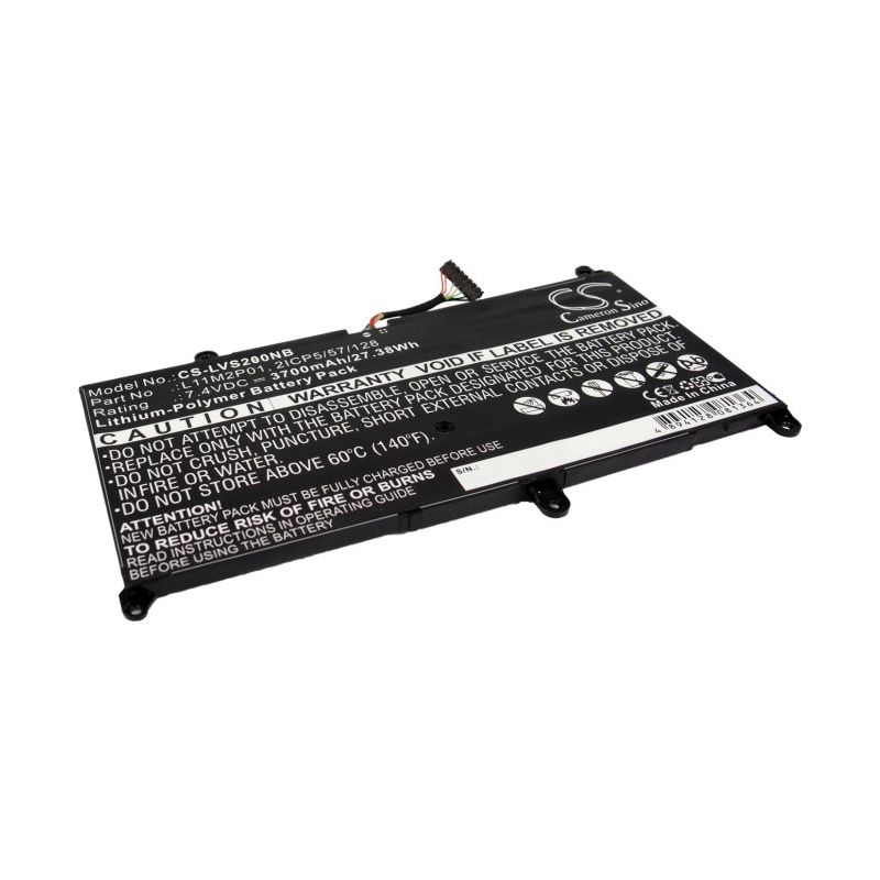Li-Polymer Battery fits Lenovo, ideapad S200, ideapad S206 7.4V, 3700mAh Computer Cameron Sino Technology Limited (Suspended)