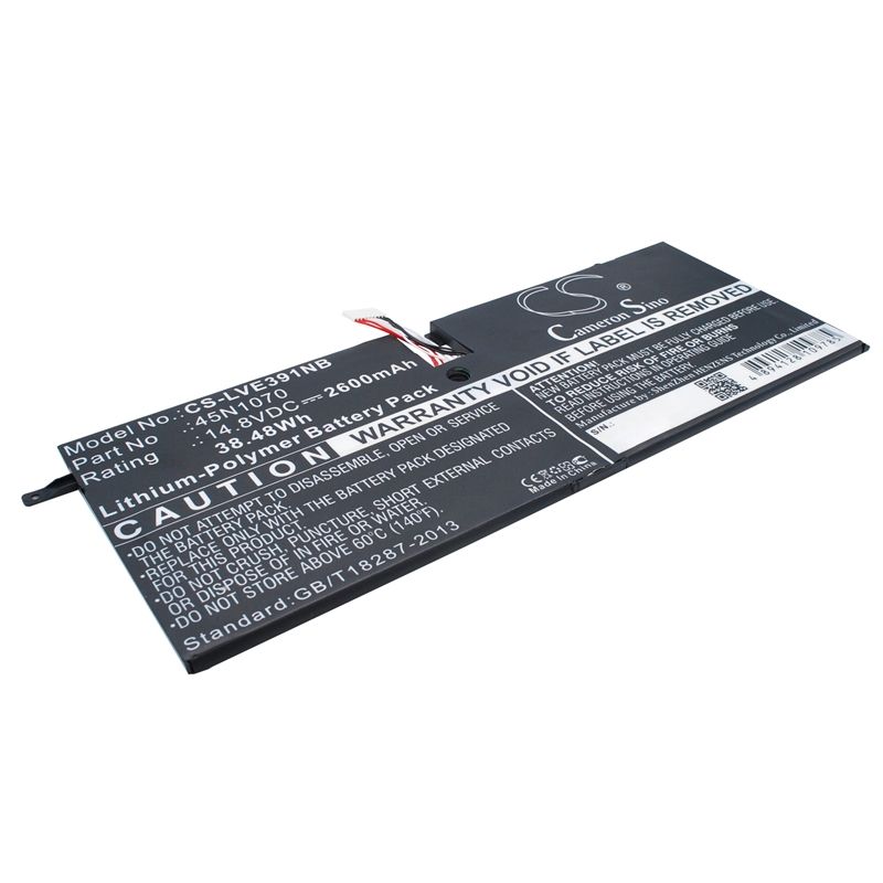 Li-polymer Battery Fits Lenovo, Thinkpad X1 Carbon 3444, Thinkpad X1 Carbon 3444 14", Thinkpad X1 Carbon 3448 14.8v, 2600mah Notebook & Laptop Cameron Sino Technology Limited