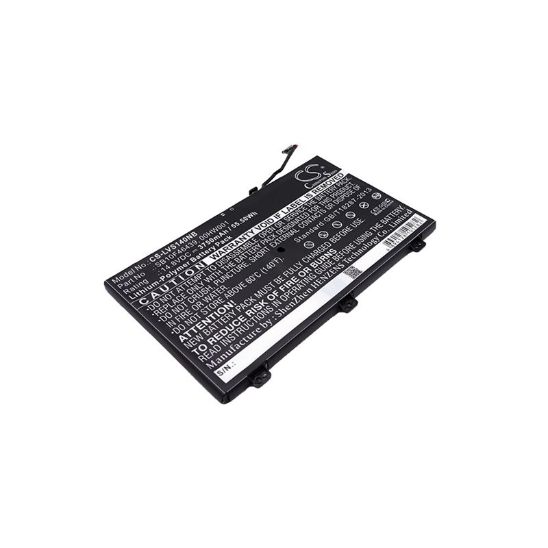 Li-Polymer Battery fits Lenovo, thinkpad S3 Yoga, thinkpad Yoga 14 14.8V, 3750mAh Notebook & Laptop Cameron Sino Technology Limited
