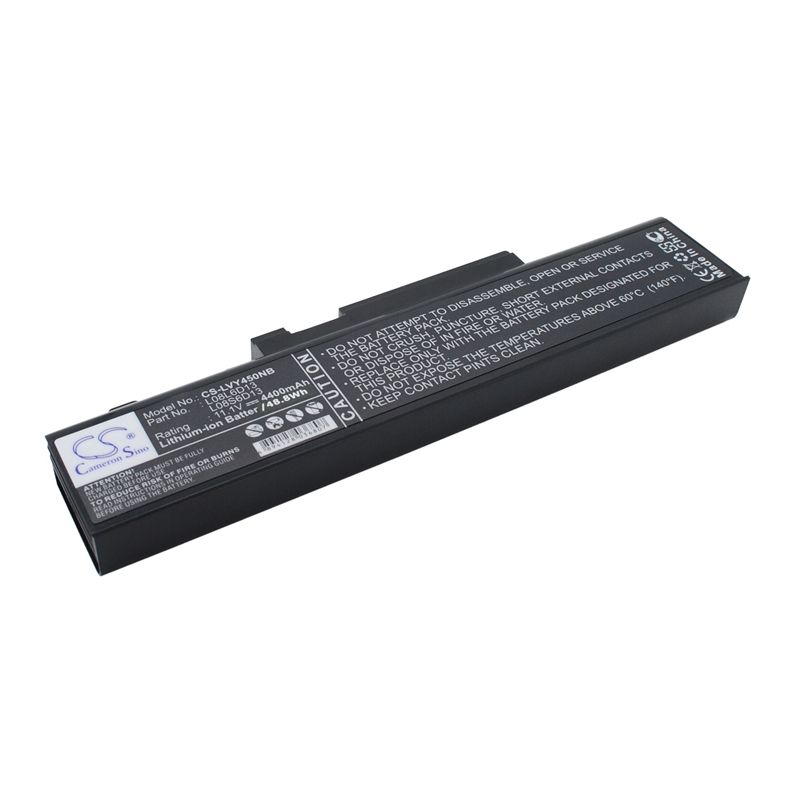 Li-ion Battery fits Lenovo, ideapad Y450, ideapad Y450 20020, ideapad Y450 4189 11.1V, 4400mAh Notebook & Laptop Cameron Sino Technology Limited
