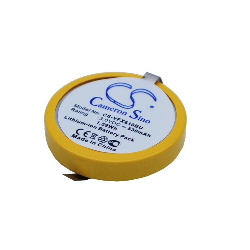 Li-ion Battery fits Verifone, Vx610, Vx610 Wireless Credit Card Machine, Vx610 Wireless Terminal 3.0V, 530mAh CMOS / BackUp Cameron Sino Technology Limited