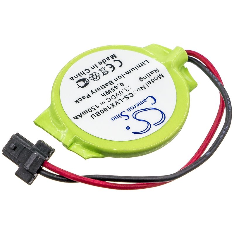 Li-ion Battery fits Lenovo, Thinkpad X100e, Thinkpad X100e 2876, Thinkpad X100e 3506 3.0V, 150mAh CMOS / BackUp Cameron Sino Technology Limited