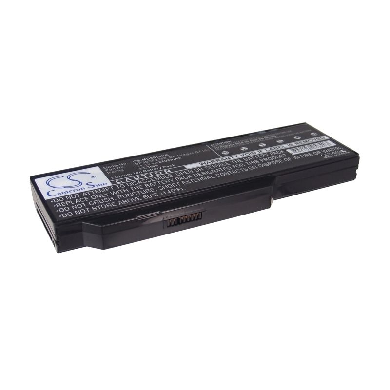 Li-ion Battery fits Medion, akoya E8410, akoya P7610, akoya P8610 11.1V, 6600mAh Notebook & Laptop Cameron Sino Technology Limited