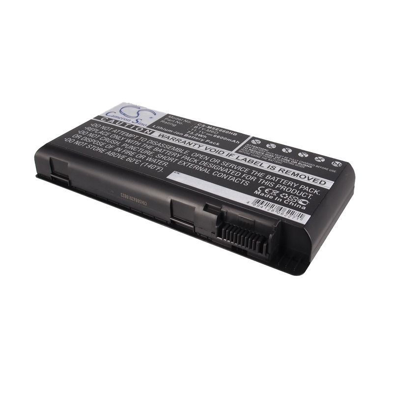 Li-ion Battery Fits Medion, Erazer X6811, Erazer X6813, Msi 11.1v, 6600mah Notebook & Laptop Cameron Sino Technology Limited